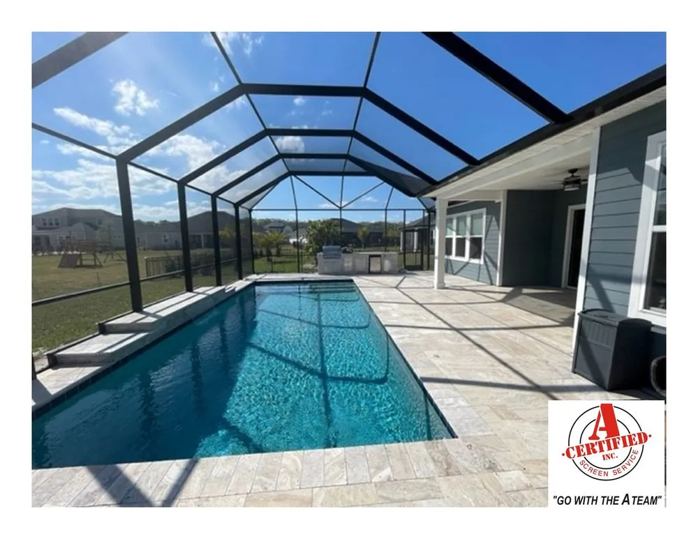 Slide of A Certified Screen Service