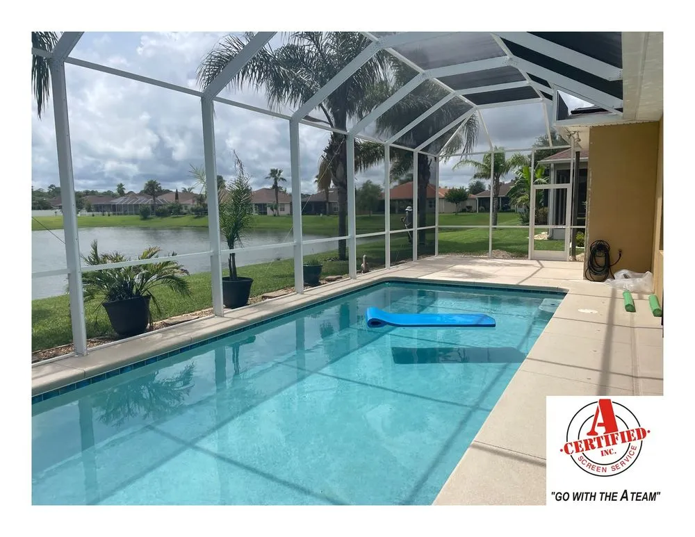 Slide of A Certified Screen Service