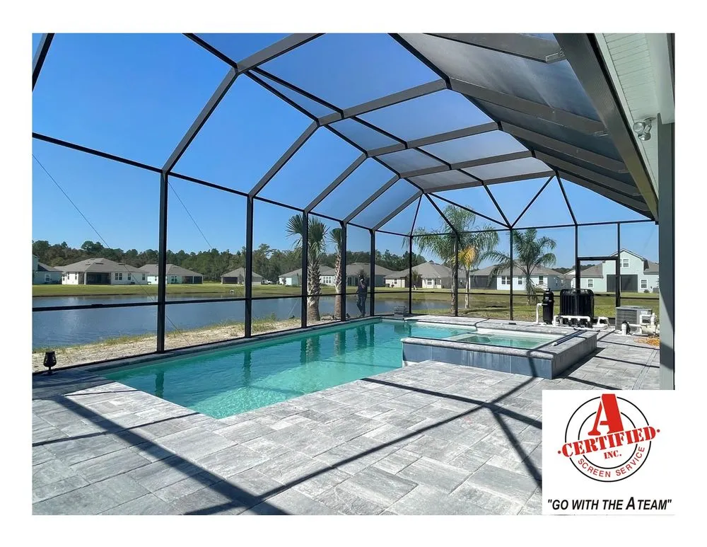 Slide of A Certified Screen Service