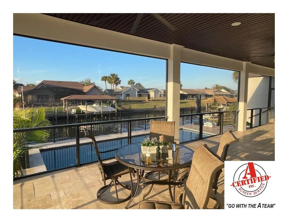 Slide of A Certified Screen Service