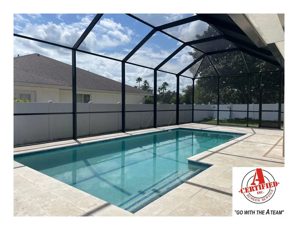 Slide of A Certified Screen Service