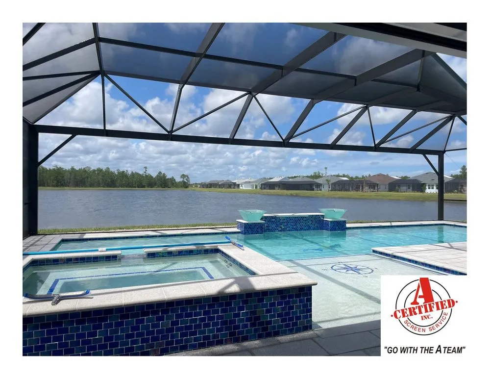 Slide of A Certified Screen Service