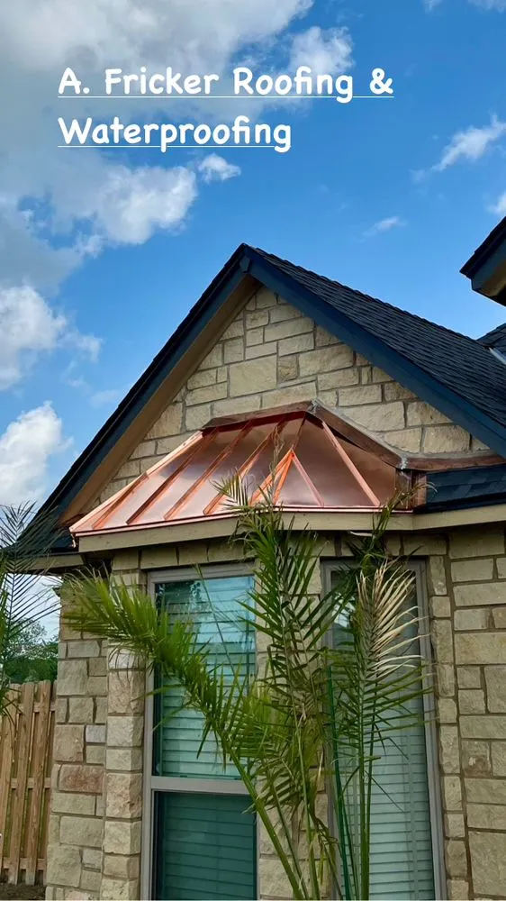 Slide of A. Fricker Roofing and Waterproofing