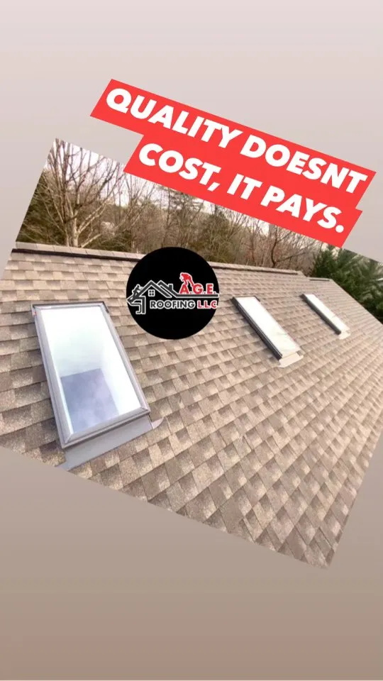 Slide of A G E Roofing