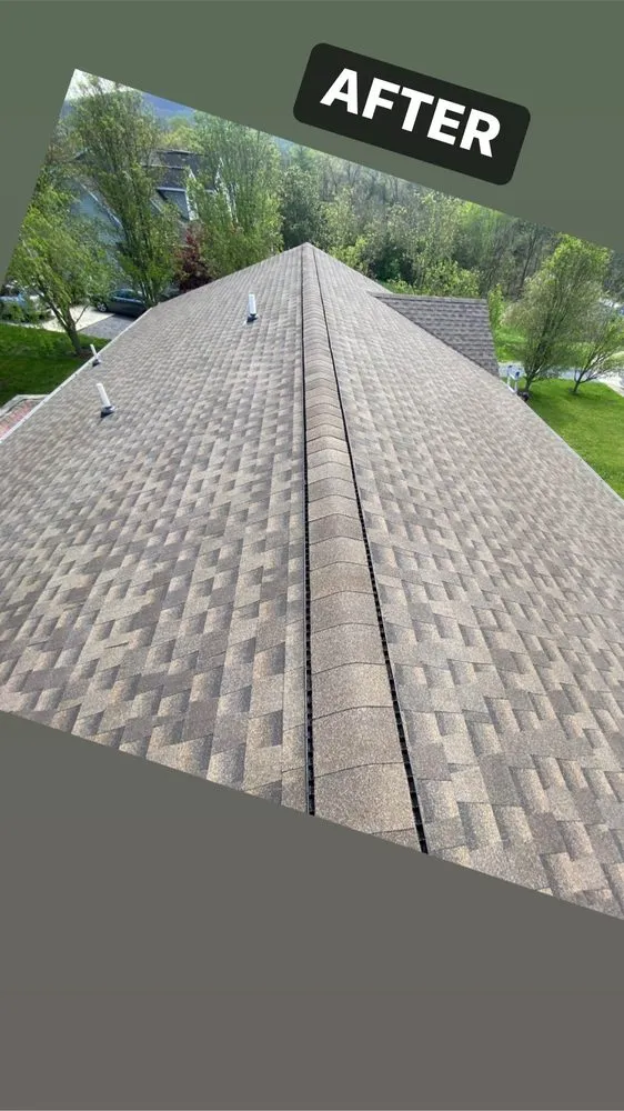 Slide of A G E Roofing