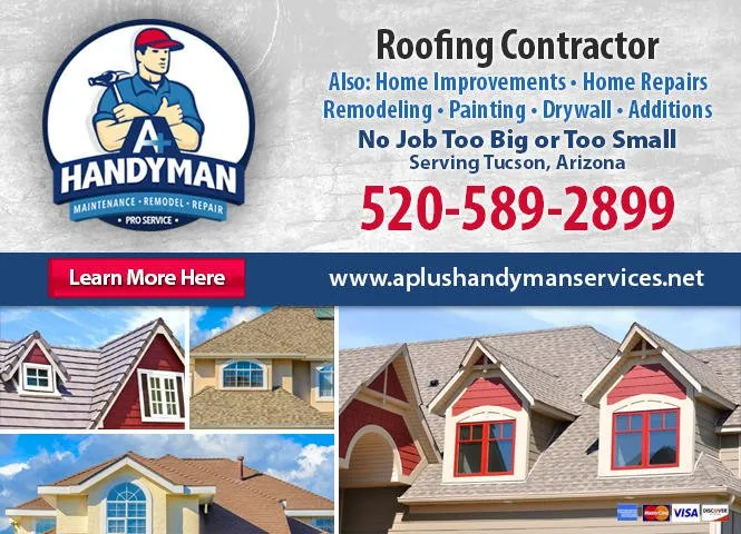 Slide of A+ Handyman Services