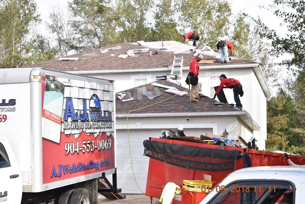 Slide of A. J. Wells Roofing & Construction