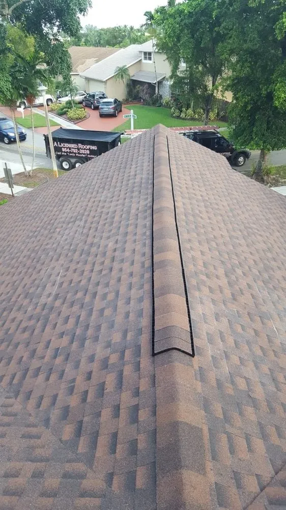 Slide of A Licensed Roofing Company