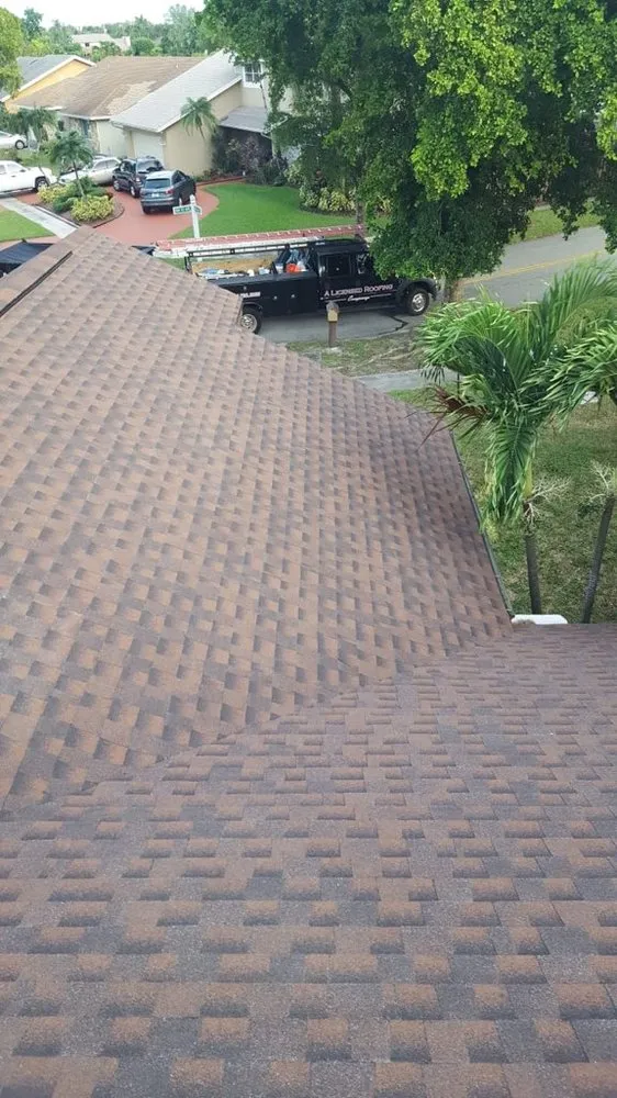 Slide of A Licensed Roofing Company