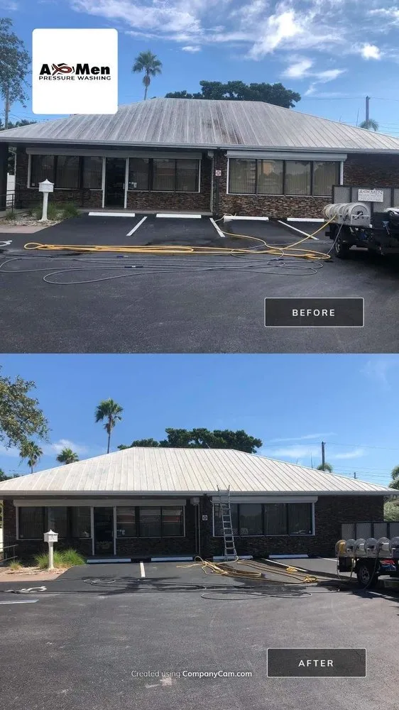 Slide of A-Men Pressure Washing