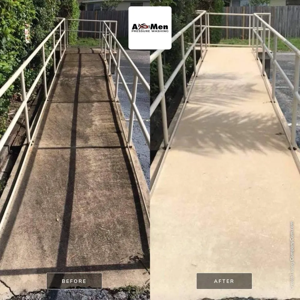 Slide of A-Men Pressure Washing