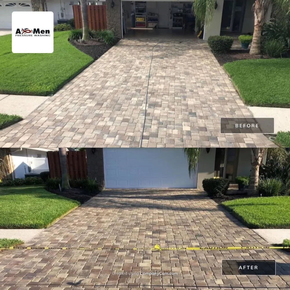 Slide of A-Men Pressure Washing