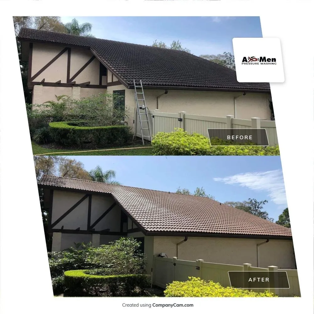 Slide of A-Men Pressure Washing