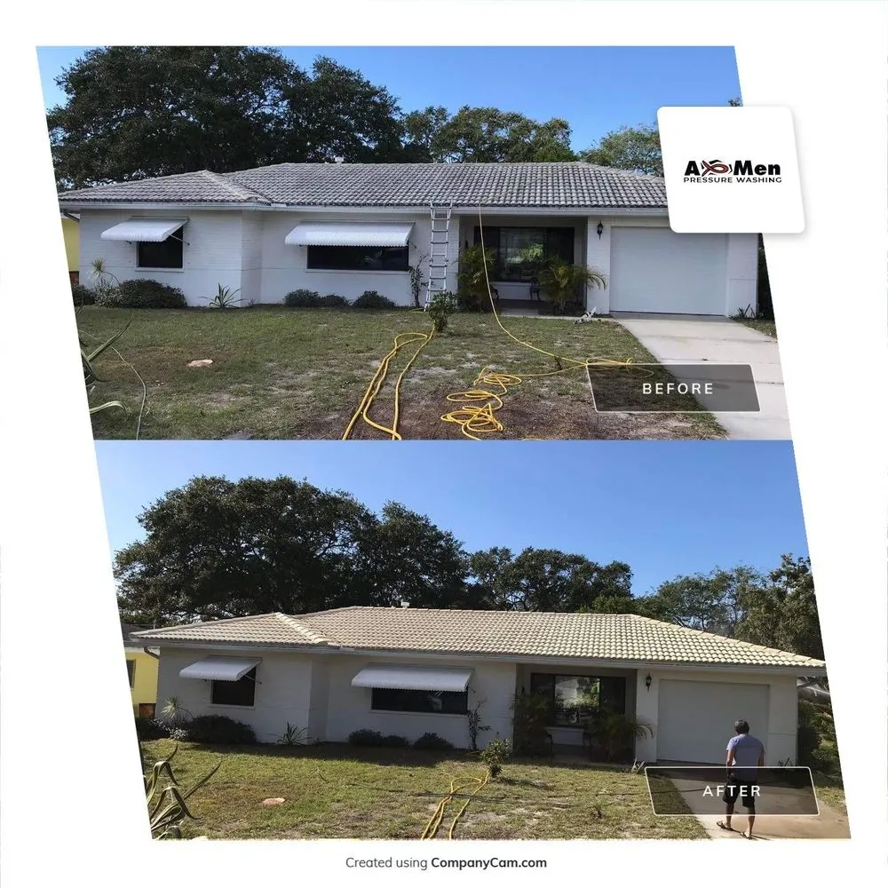 Slide of A-Men Pressure Washing