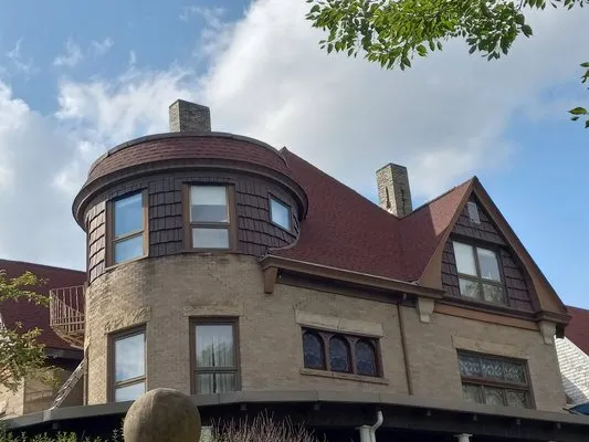 A number 1 Roofing Logo