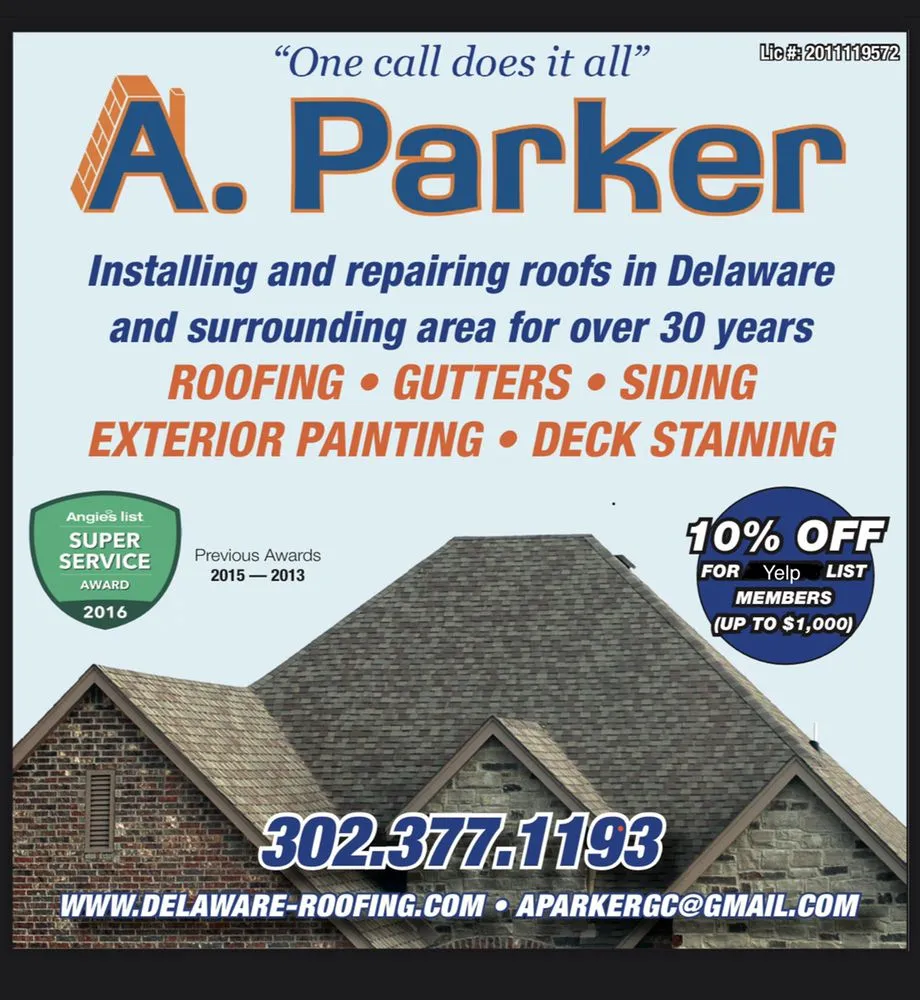 Slide of A Parker Contracting
