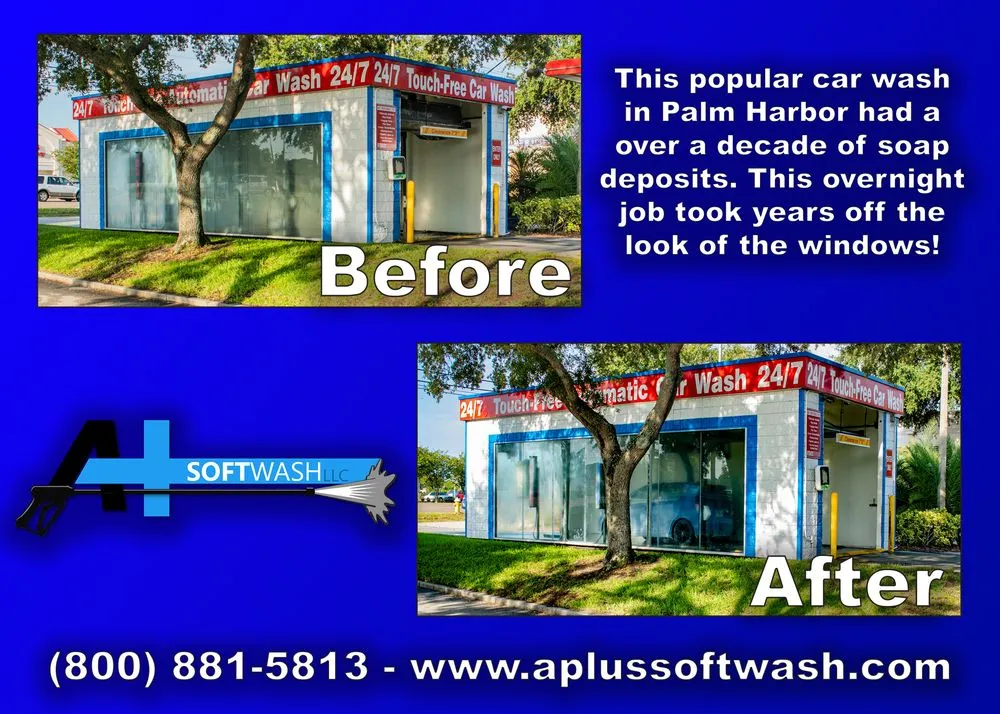 Slide of A Plus Soft Wash