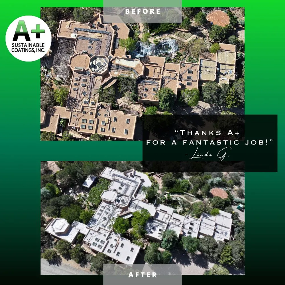 Slide of A Plus Sustainable Roofing Coatings