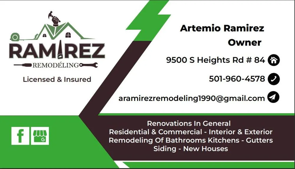 Slide of A. Ramirez Remodeling