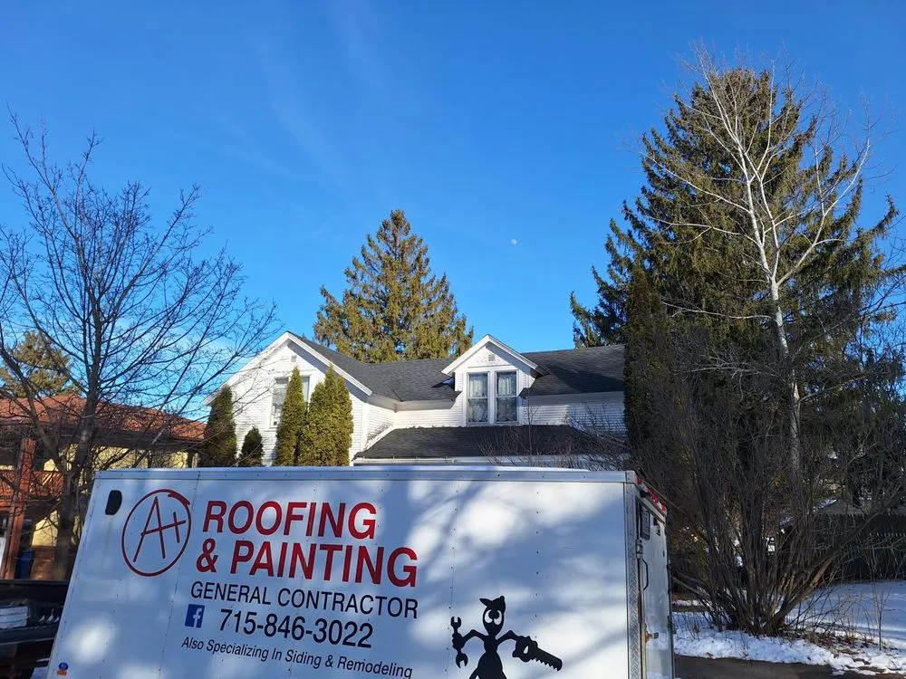 Slide of A+ Roofing and Painting