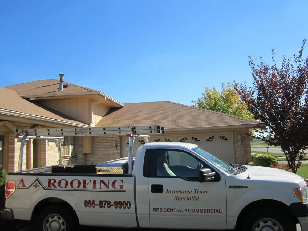 Slide of A+ Roofing