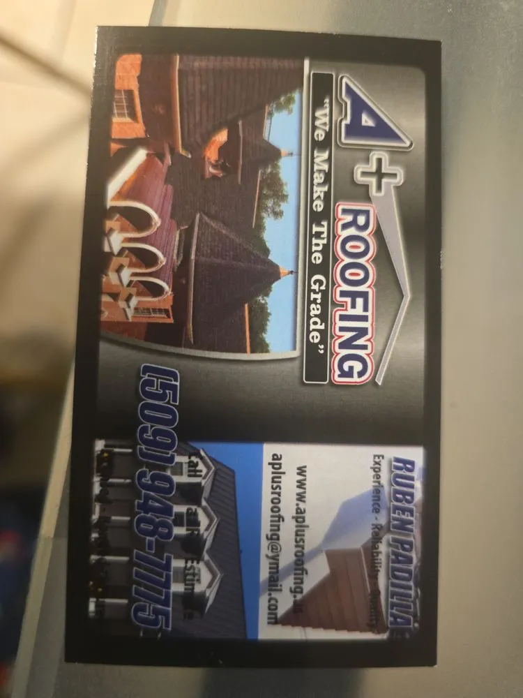 Slide of A+ Roofing