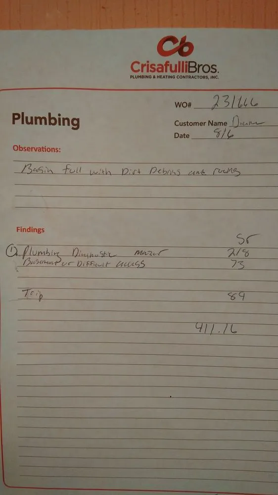 Slide of A S Crisafulli Plumbing & Heating
