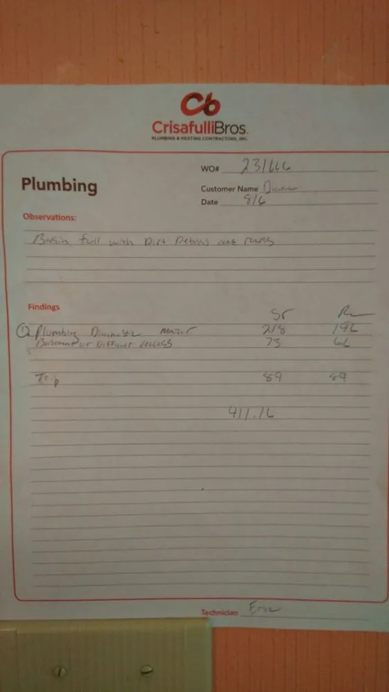 Slide of A S Crisafulli Plumbing & Heating