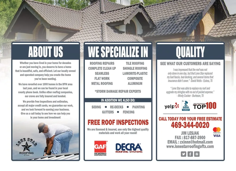 Slide of A Star Roofing of Texas