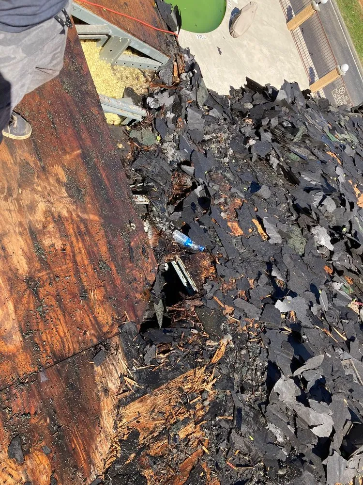 Slide of A Super Roofing Restoration