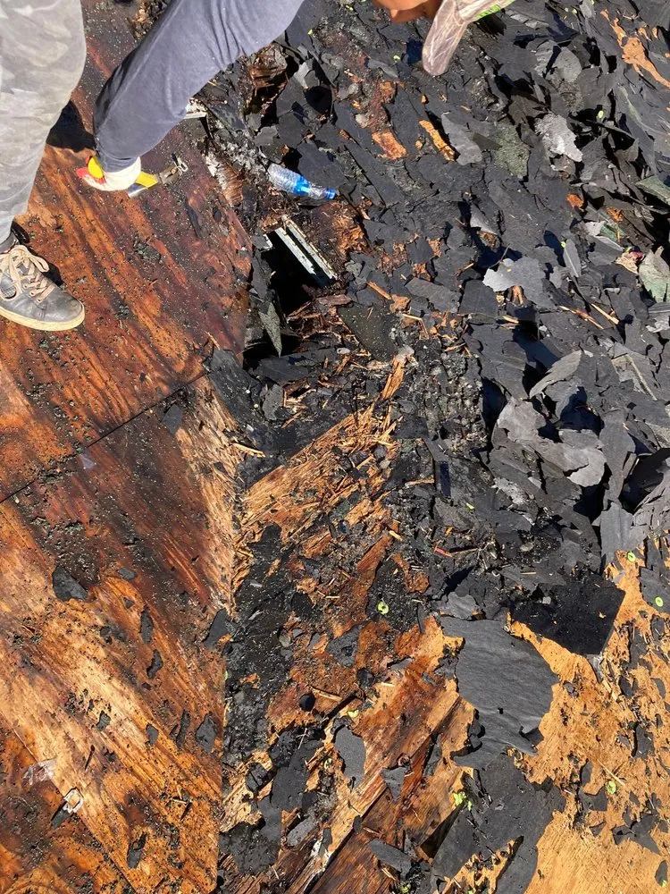 Slide of A Super Roofing Restoration