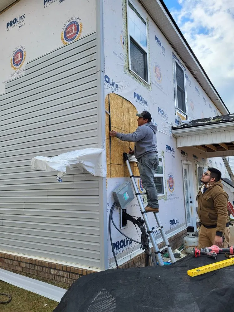 Slide of A Super Roofing Restoration