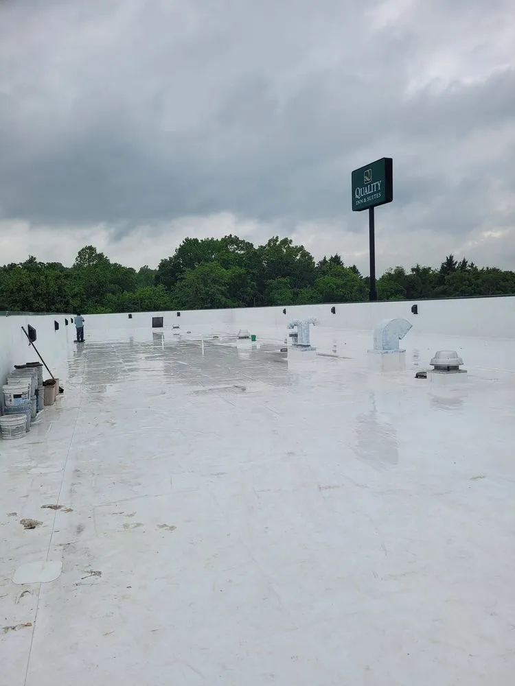 Slide of A Super Roofing Restoration