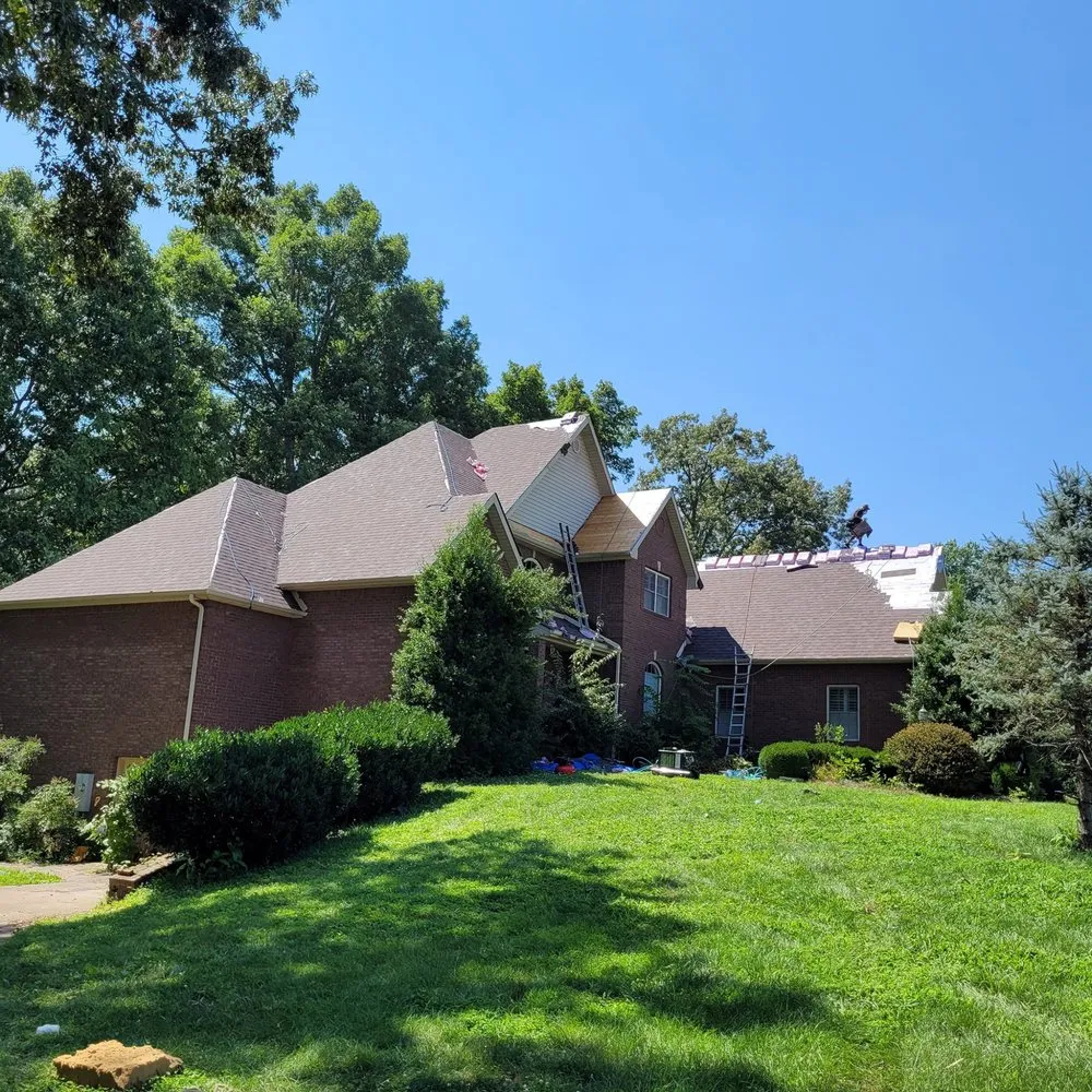 Slide of A Super Roofing Restoration