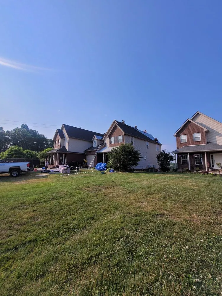 Slide of A Super Roofing Restoration