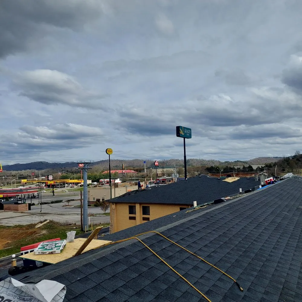 Slide of A Super Roofing Restoration