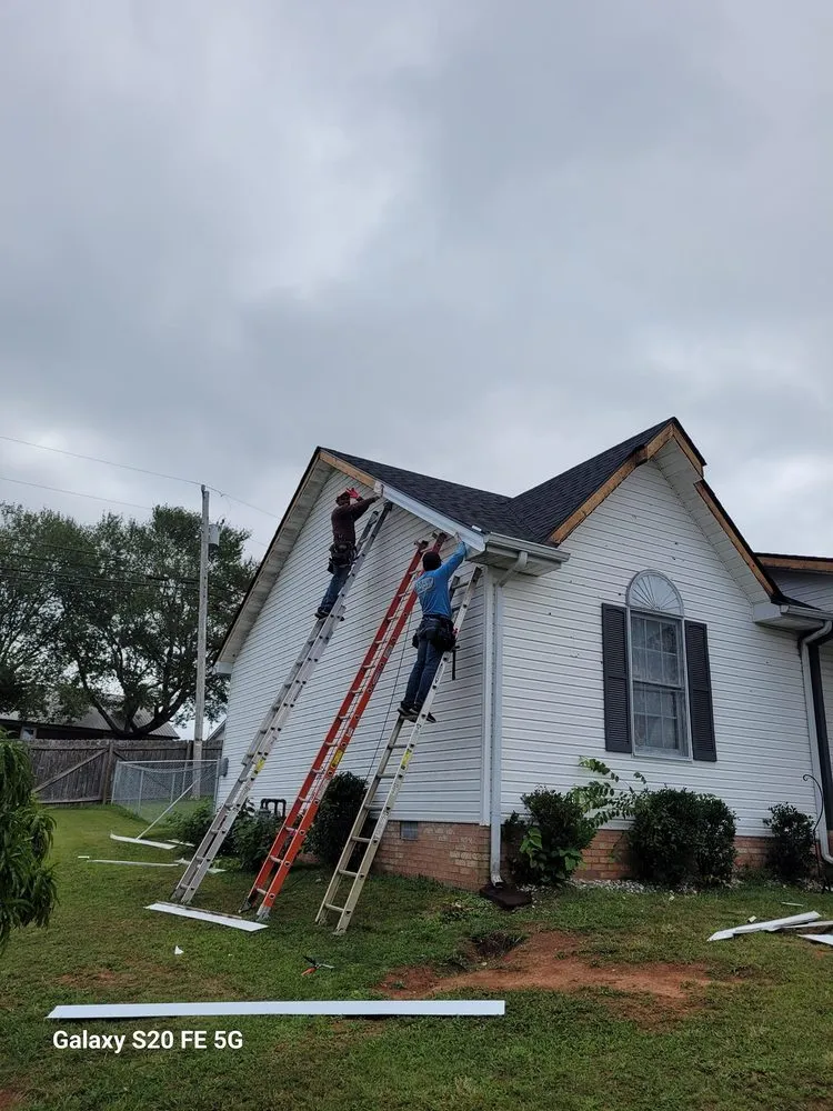 Slide of A Super Roofing Restoration