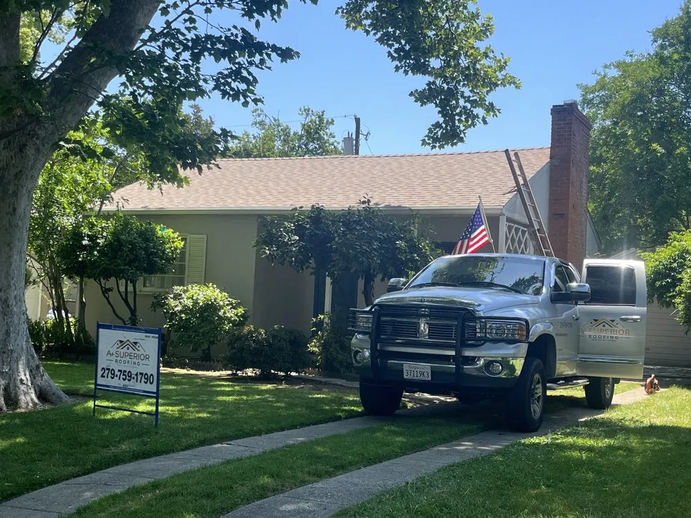 Slide of A+ Superior Roofing