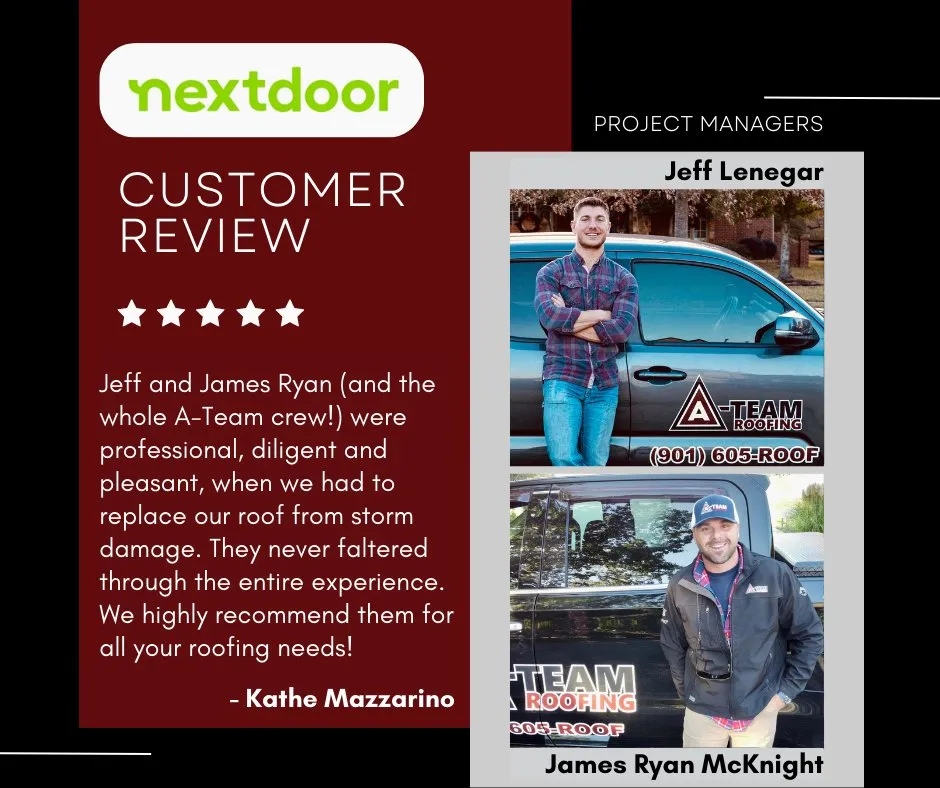 Slide of A-Team Roofing