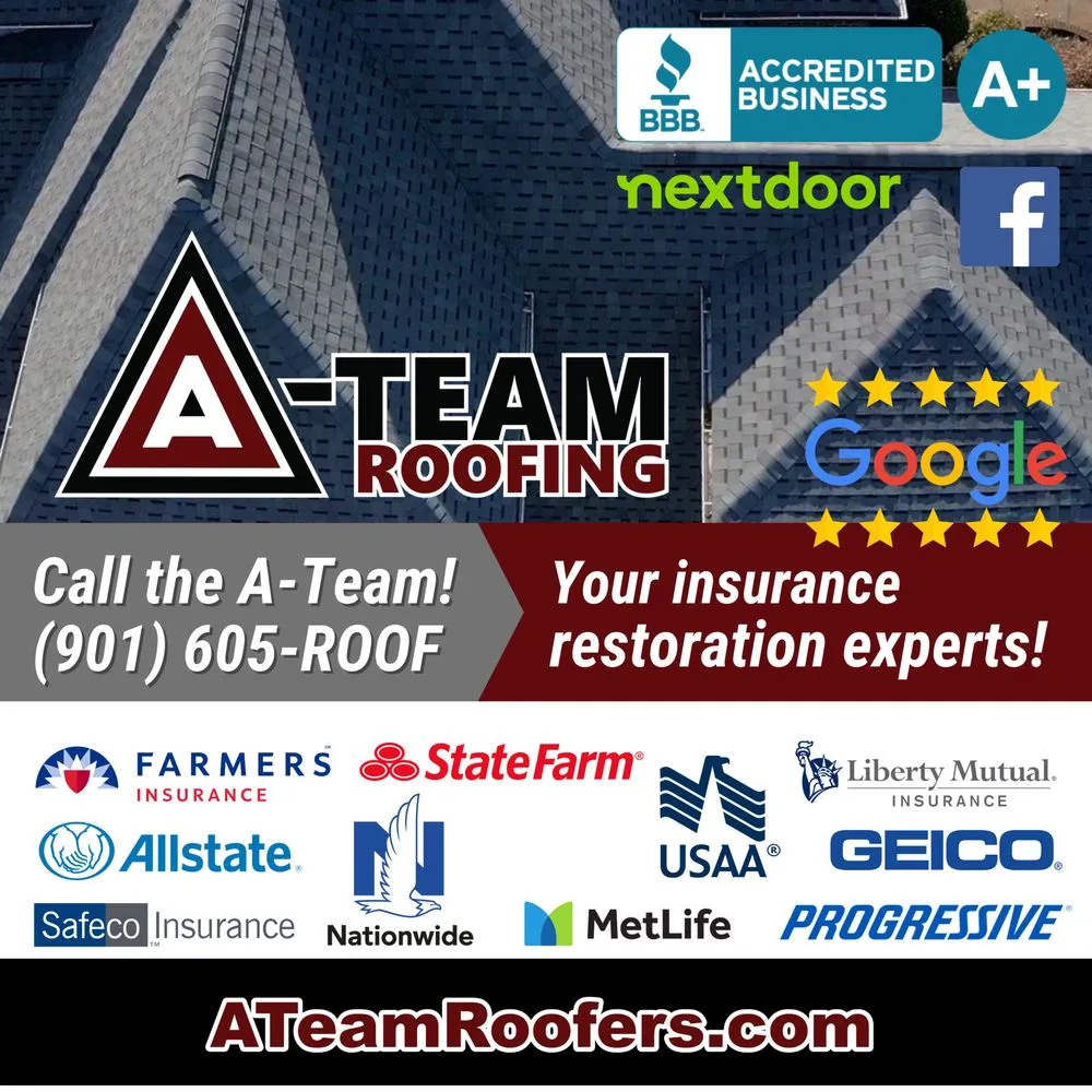 Slide of A-Team Roofing