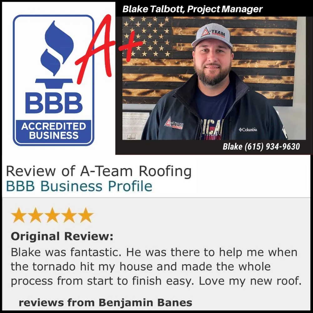 Slide of A-Team Roofing