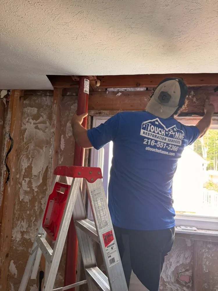 Emergency roof leak repair for homes across Brookpark, OH - A Touch of Anne Restoration & Cleaning
