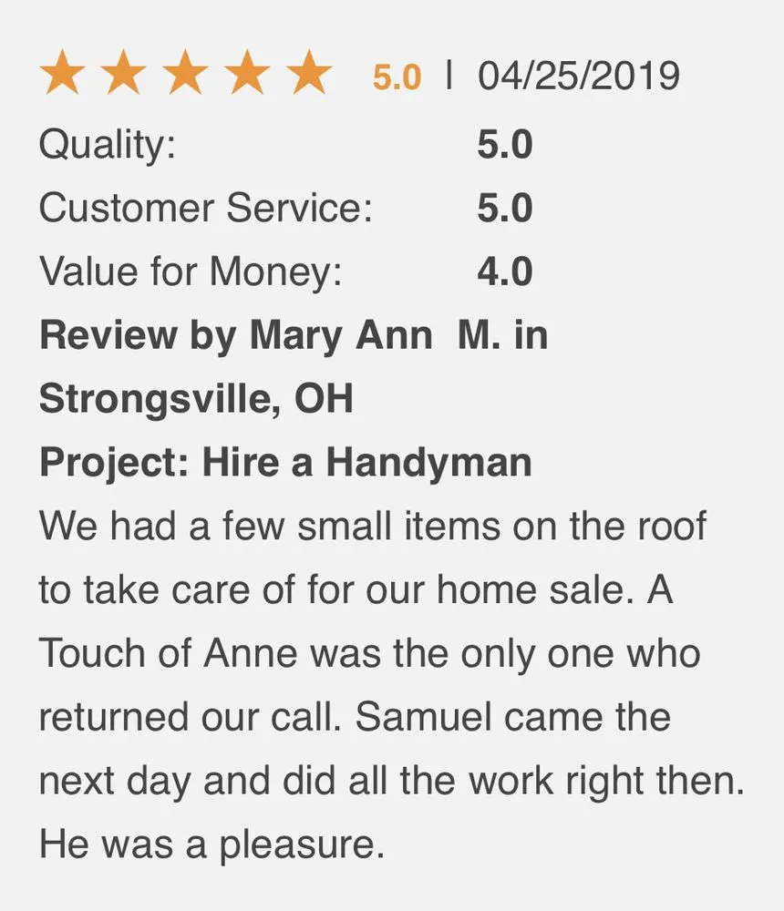 Local storm damage roof repair in Brookpark, OH - A Touch of Anne Restoration & Cleaning