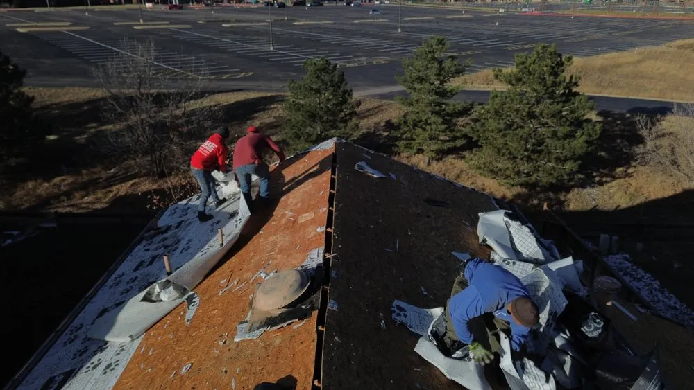 Slide of A Umbrella Roofing