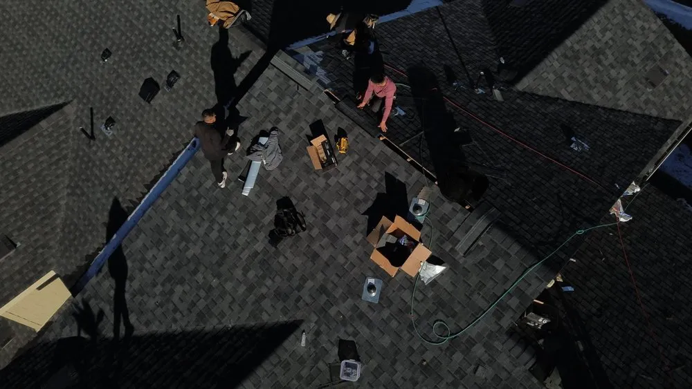 Slide of A Umbrella Roofing