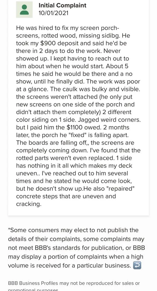 Slide of A Woods Roofing & General Contracting