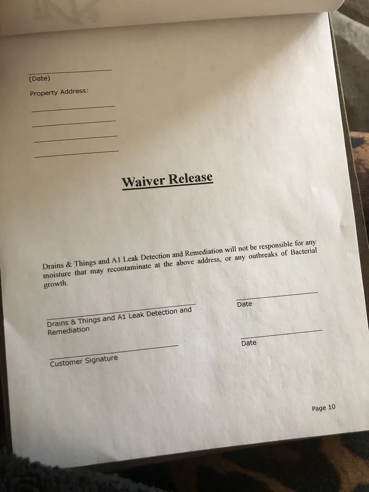 Slide of A1 Emergency Leak Detection & Water Restoration