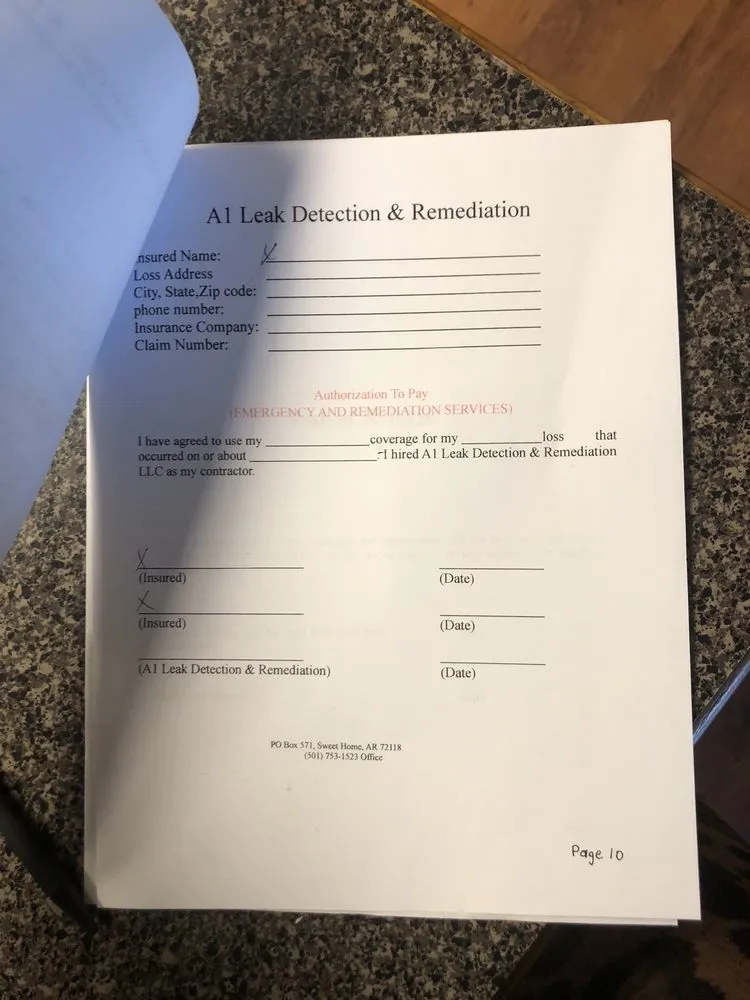 Slide of A1 Emergency Leak Detection & Water Restoration