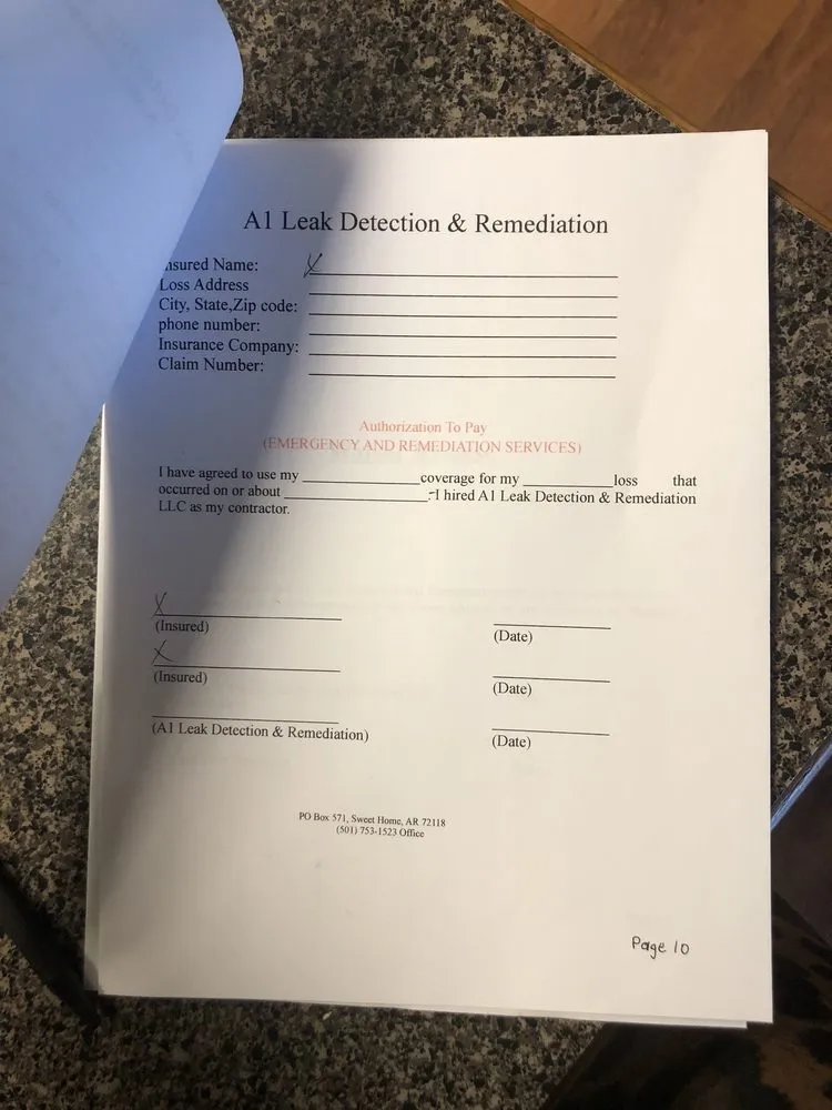 Slide of A1 Emergency Leak Detection & Water Restoration