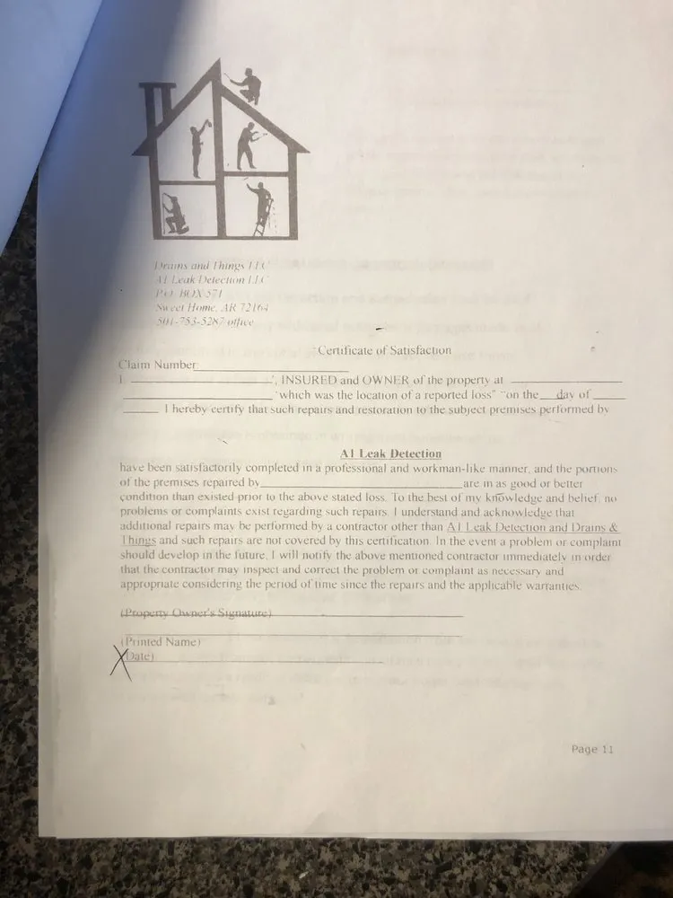 Slide of A1 Emergency Leak Detection & Water Restoration